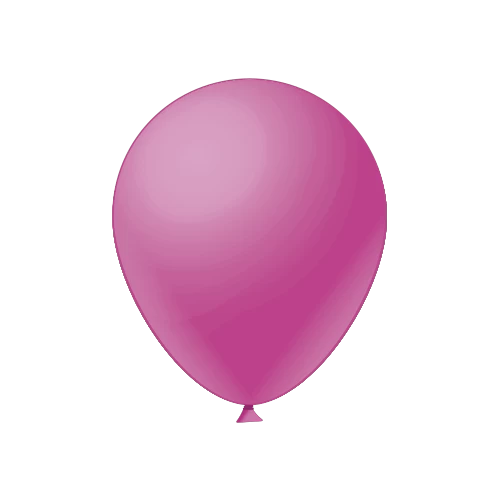 Balao liso #9 rosa 50und Festball