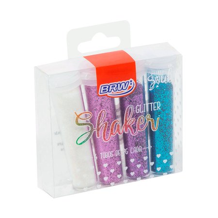 Glitter 4pote x 7gr. color BRW