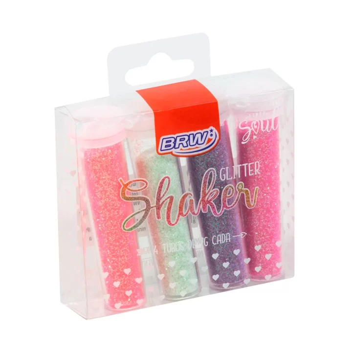 Glitter 4pote x 7gr. pastel BRW