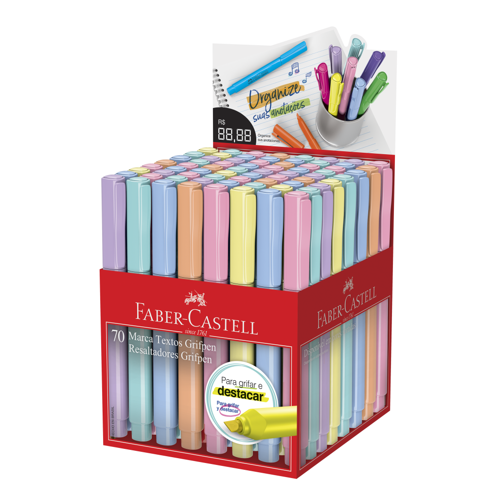 Marcatexto grifpen pastel Faber castell