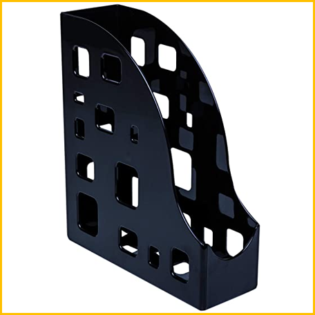 Organizador porta revistas plast.preto Dello