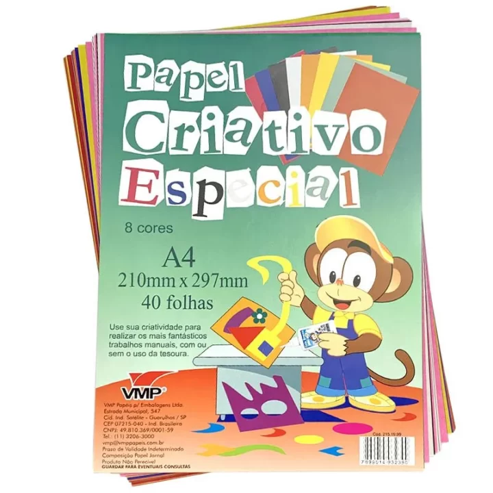 Papel criativo especial A4 40f.VMP