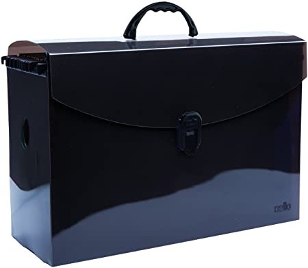 Maleta arquivo preta +10 P.suspensa Dello