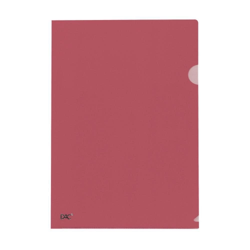 Pasta em L A4 verm.Dac