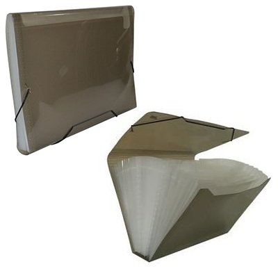 Pasta sanfonada A4 12Div. fumer Polibras