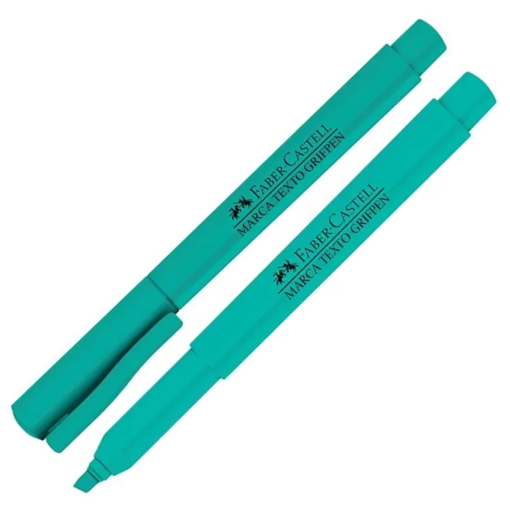 Marcatexto grifpen verde água Faber castell