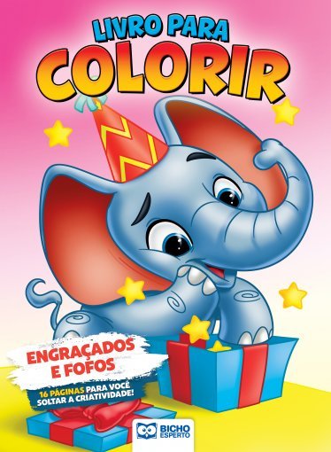 Livro de colorir engraçados e fofos 16pag Rideel