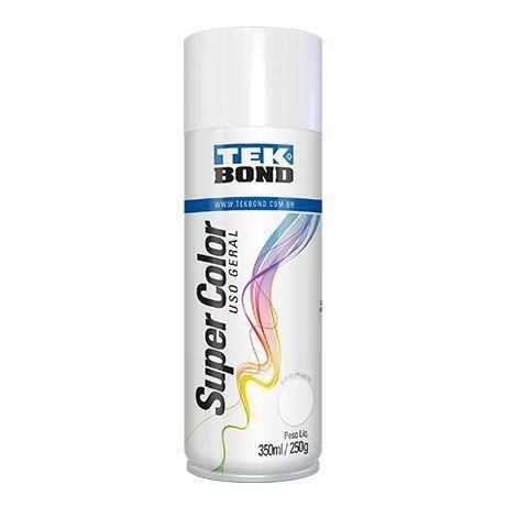 Tinta aerossol brilho branca 350ml Tekbond