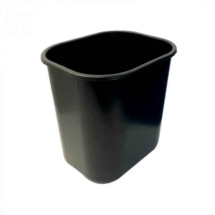 Cesto de lixo preto 12,5L. Carbrink