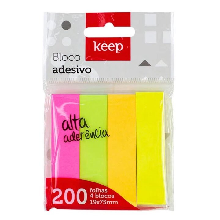 Notas adesiva 19x75mm 200f Multilaser