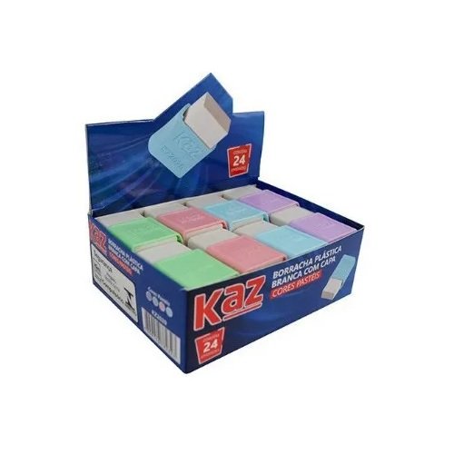Borracha capa plast pastel branca KZ2020 KAZ
