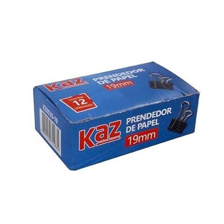 Prendedor de papel 19mm.binder Kaz