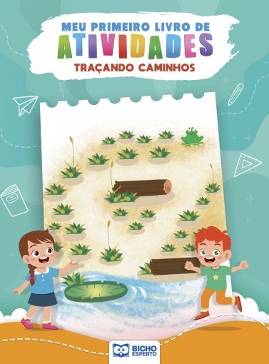 Primeiro livro de atividades traç.camin 16p.Rideel