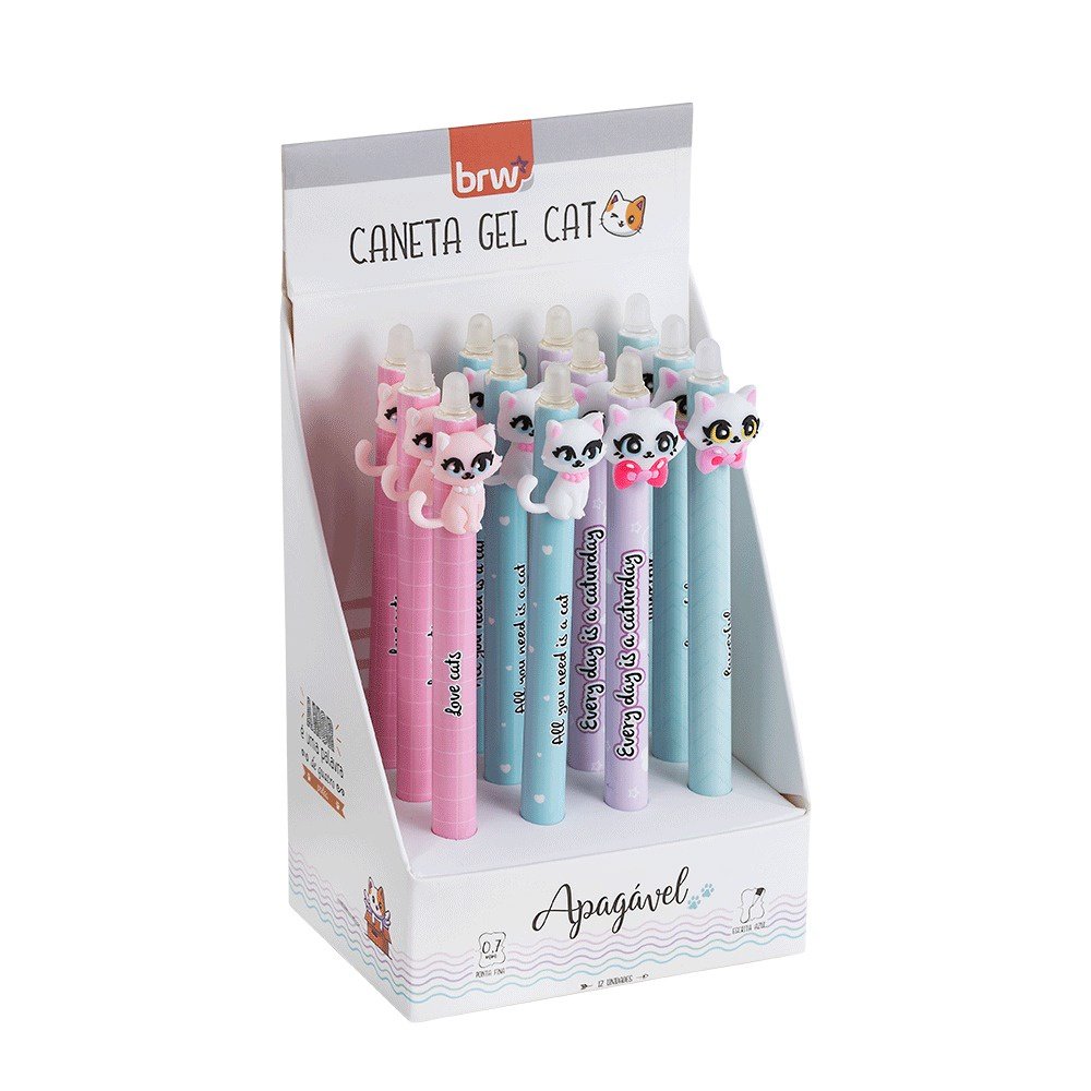Caneta gel apagavel 0.7 cat Brw