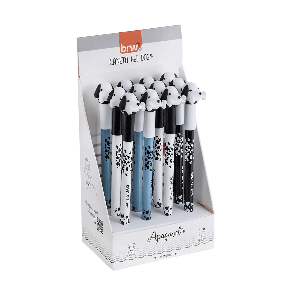 Caneta gel apagavel 0.7 dog Brw
