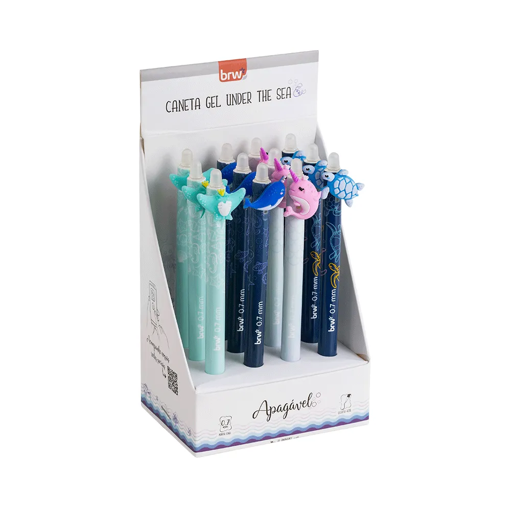 Caneta gel apagavel 0.7 under Brw