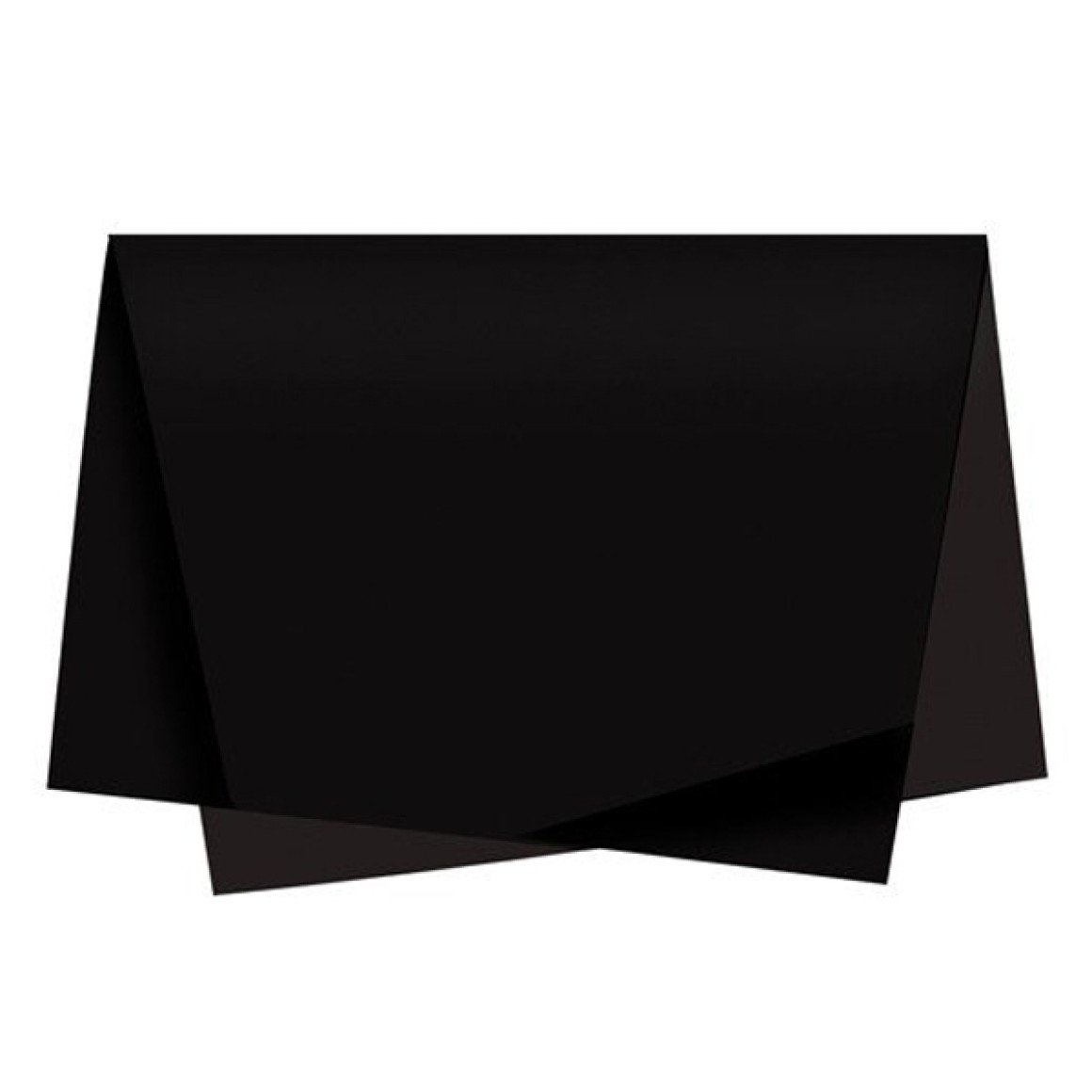 Papel de seda 48x62cm preto Ridet
