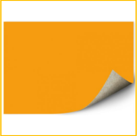Papel cartao brilho 47x65cm laranja BAAG